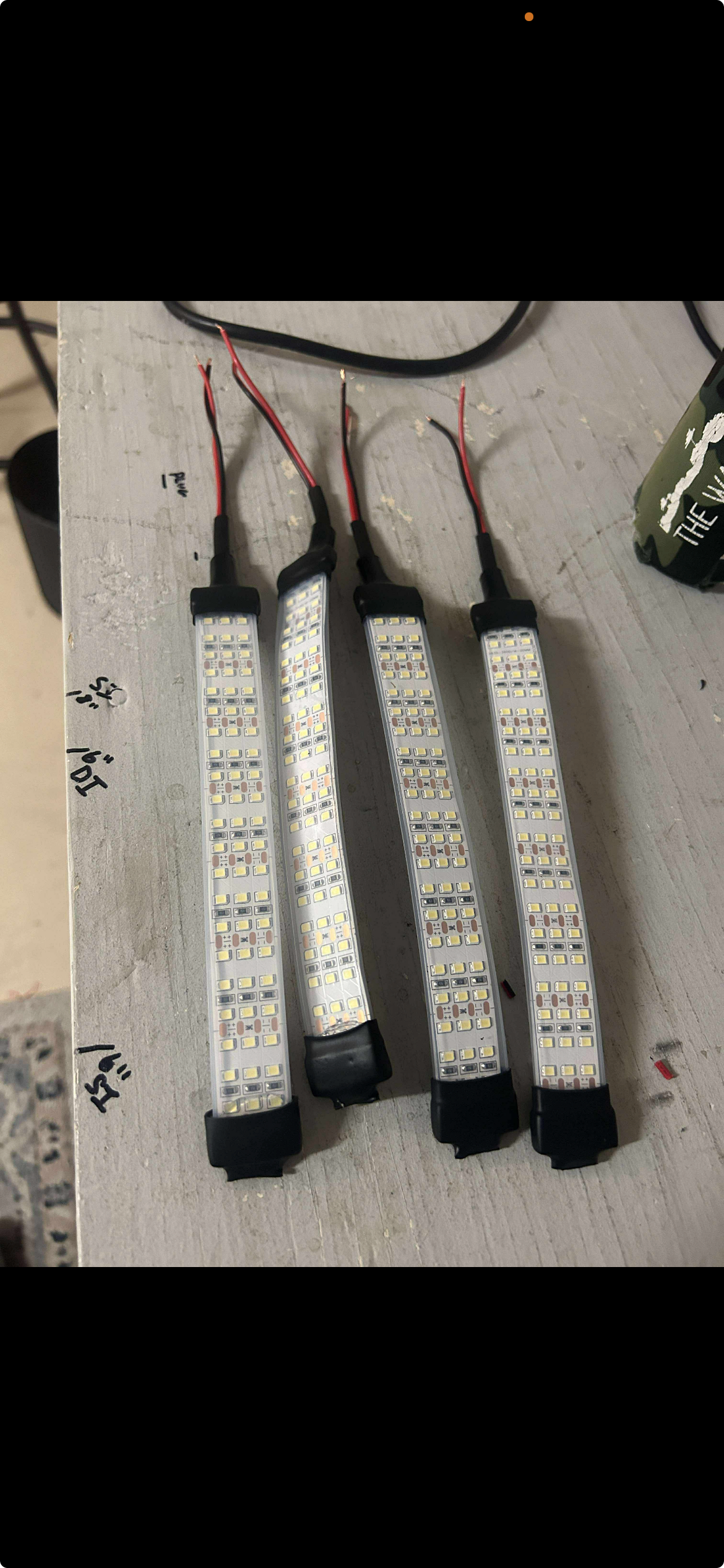 8” frame strips